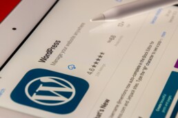 WordPress Web Design Interface of WordPress.