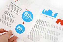 White Paper Design Example showcasing infographics.