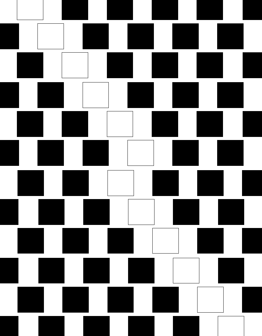 Checkered abstract art