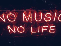 No Music No Life neon sign