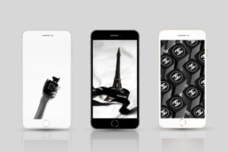 Mobile-first UX design screens for luxury brand